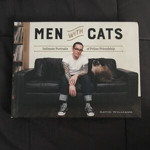 Men with Cats by David Williams (2016, Hardcover) Book Intimate Portraits